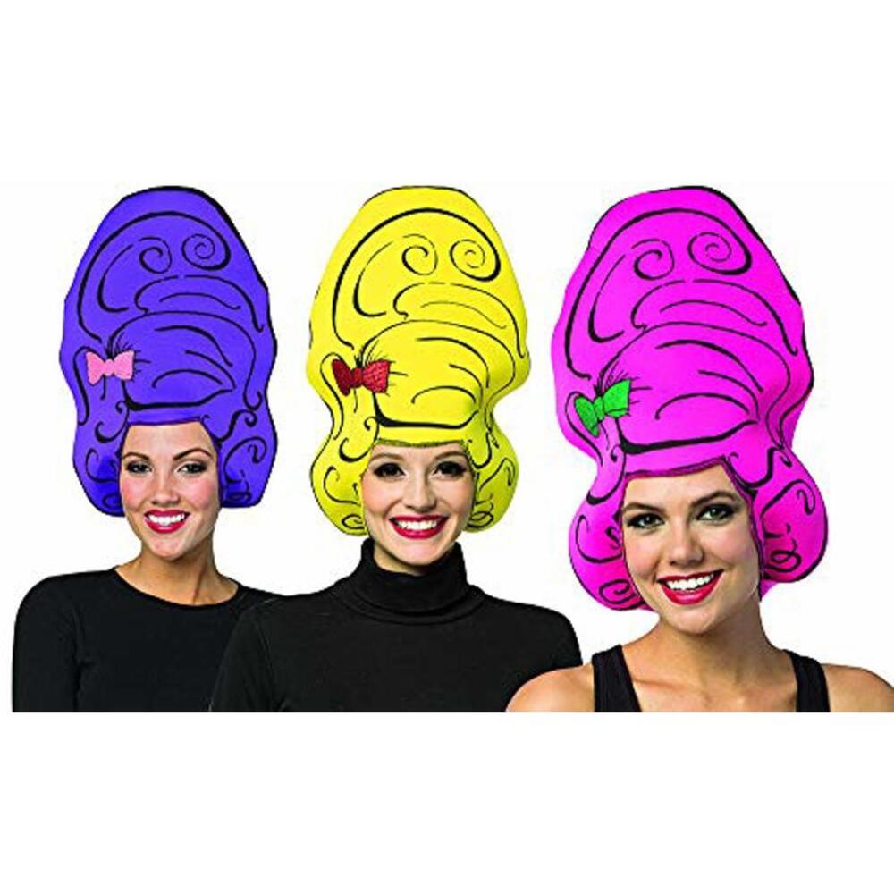 Beehive Cartoon Wigs - set of 3